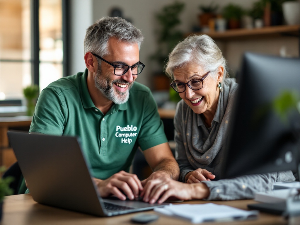 Our Team - Helping customers with computer repair